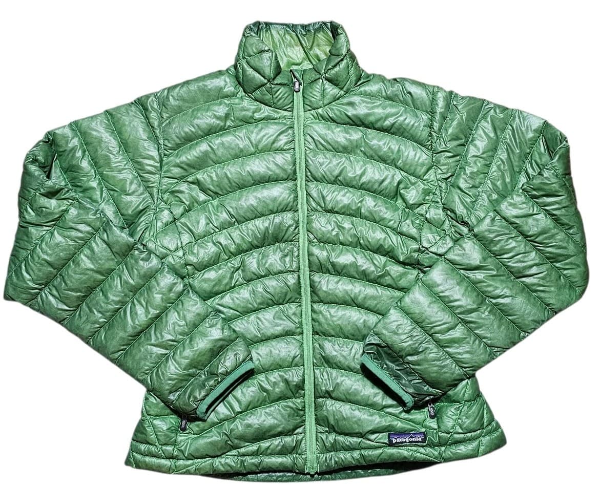 Patagonia Down Sweater Womens Jacket Quilted Full Zip Green Size Small - Thumbnail 2