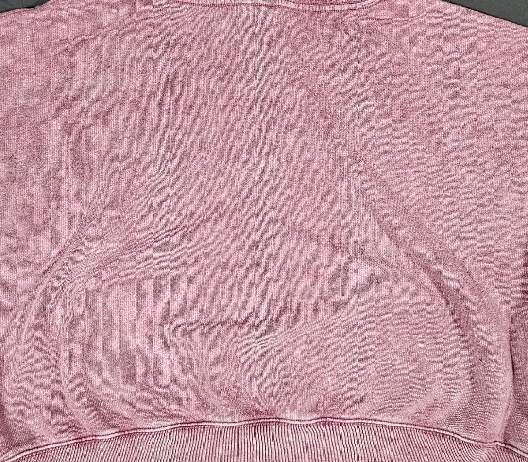 Pink Victorias Secret Size Medium Mauve Cropped Hooded Sweatshirt Cozy Comfy - Thumbnail 11