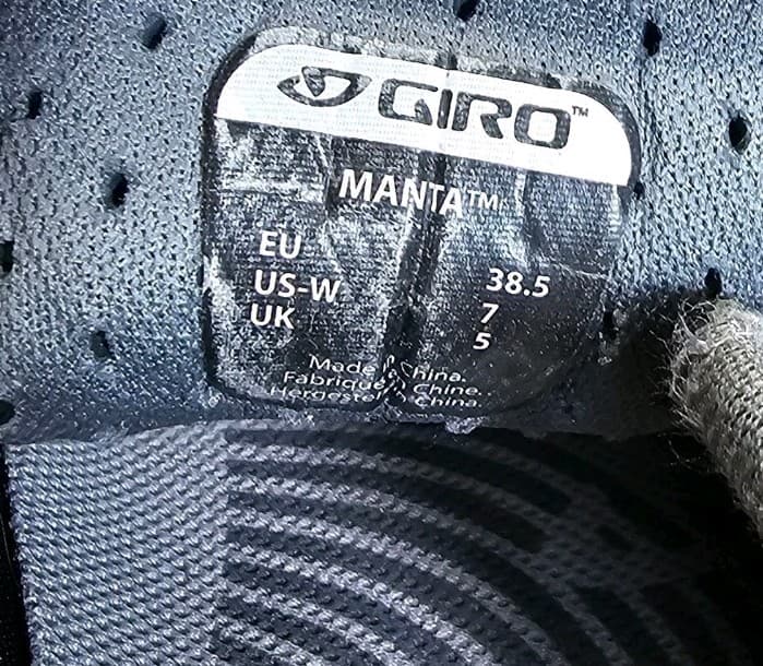 Giro Manta Women's MTB Cycling Shoes Size 7 - Thumbnail 12