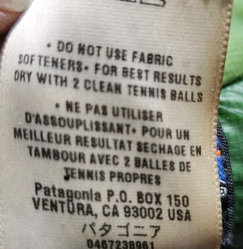 Patagonia Down Sweater Womens Jacket Quilted Full Zip Green Size Small - Thumbnail 16