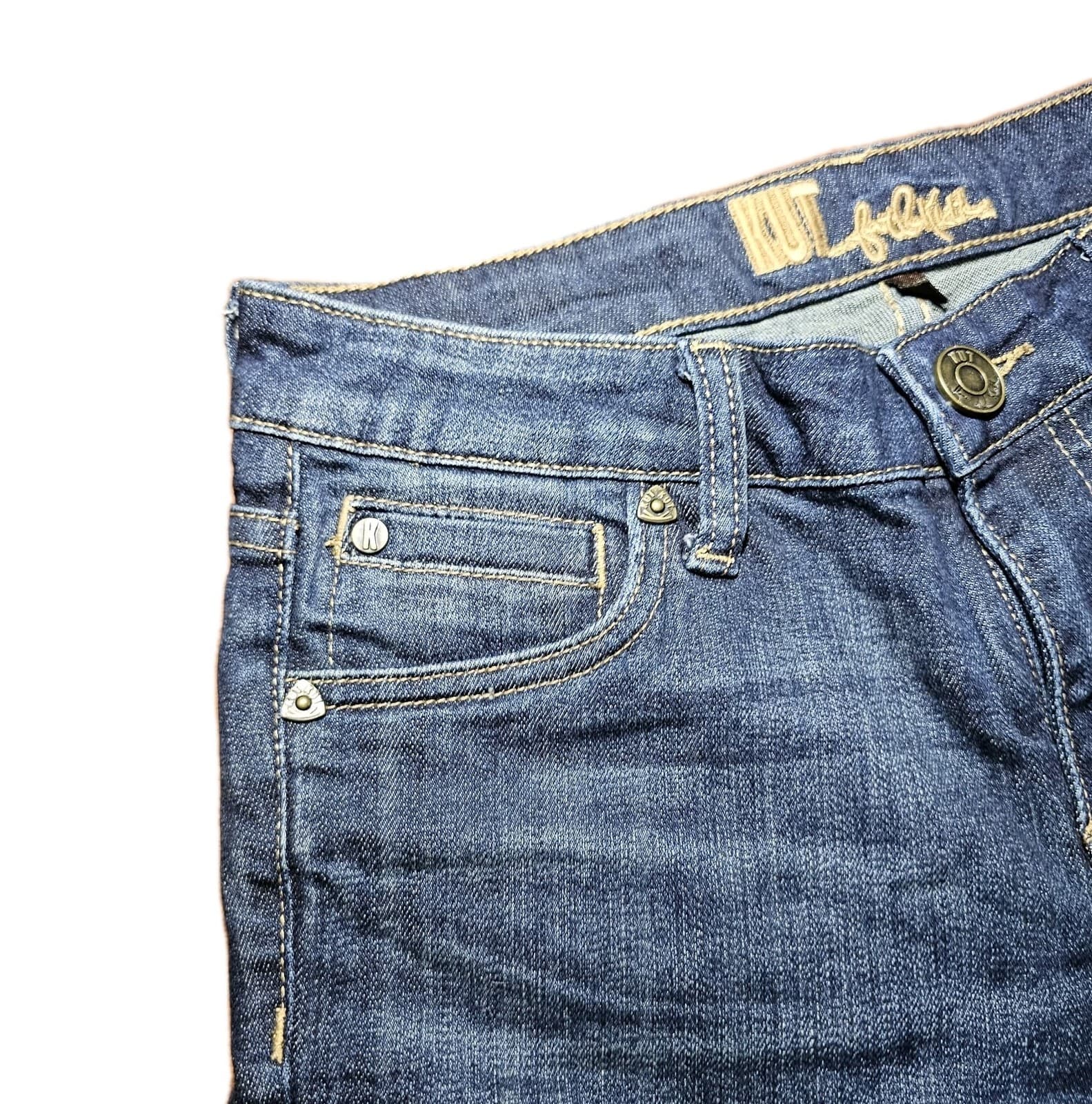 Kut From The Cloth Women's Size 2 Denim Jean Bermuda Shorts - Thumbnail 9