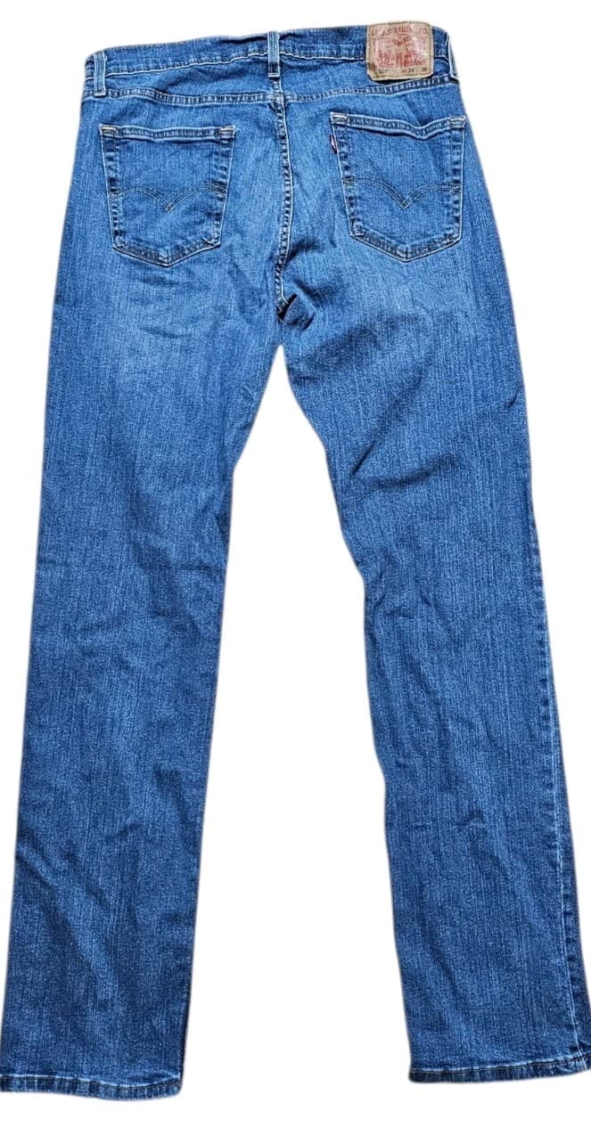 Levis 559 Relaxed Straight Blue Jeans Mens 36x34 Denim - Thumbnail 3