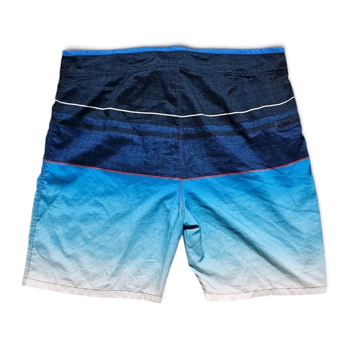 Burnside Men's Size 36 Board Shorts Gradient Pattern Swim Trunks - Thumbnail 3