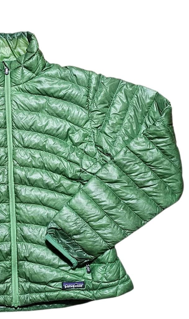 Patagonia Down Sweater Womens Jacket Quilted Full Zip Green Size Small - Thumbnail 4