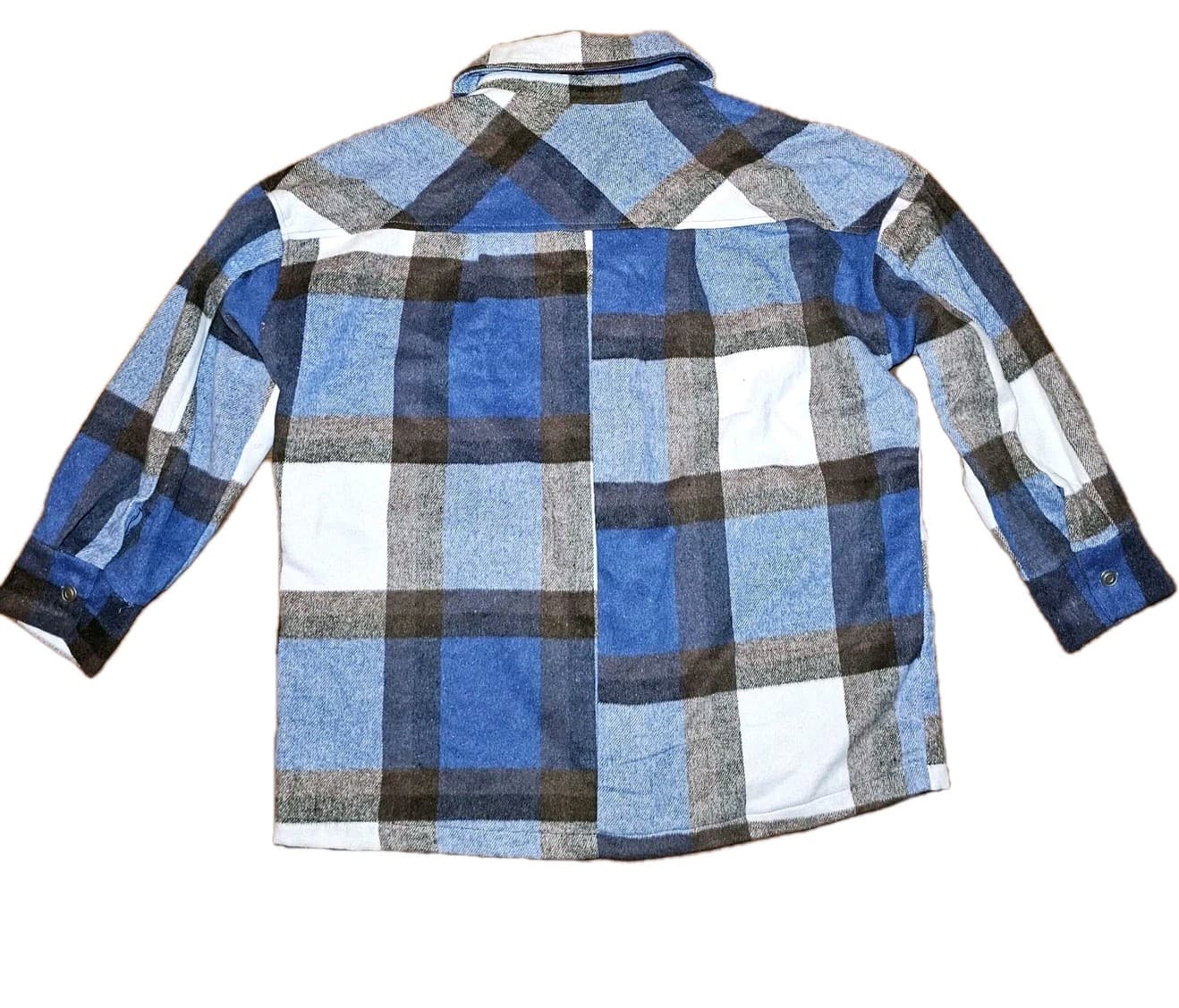 Hyfve Plaid Oversized Jacket Woman's Medium - Thumbnail 9