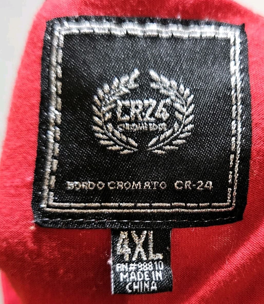 CR-24 Chrome Edge Men's Apparel Red Fight Fear T-Shirt Size: 4xl - Thumbnail 7