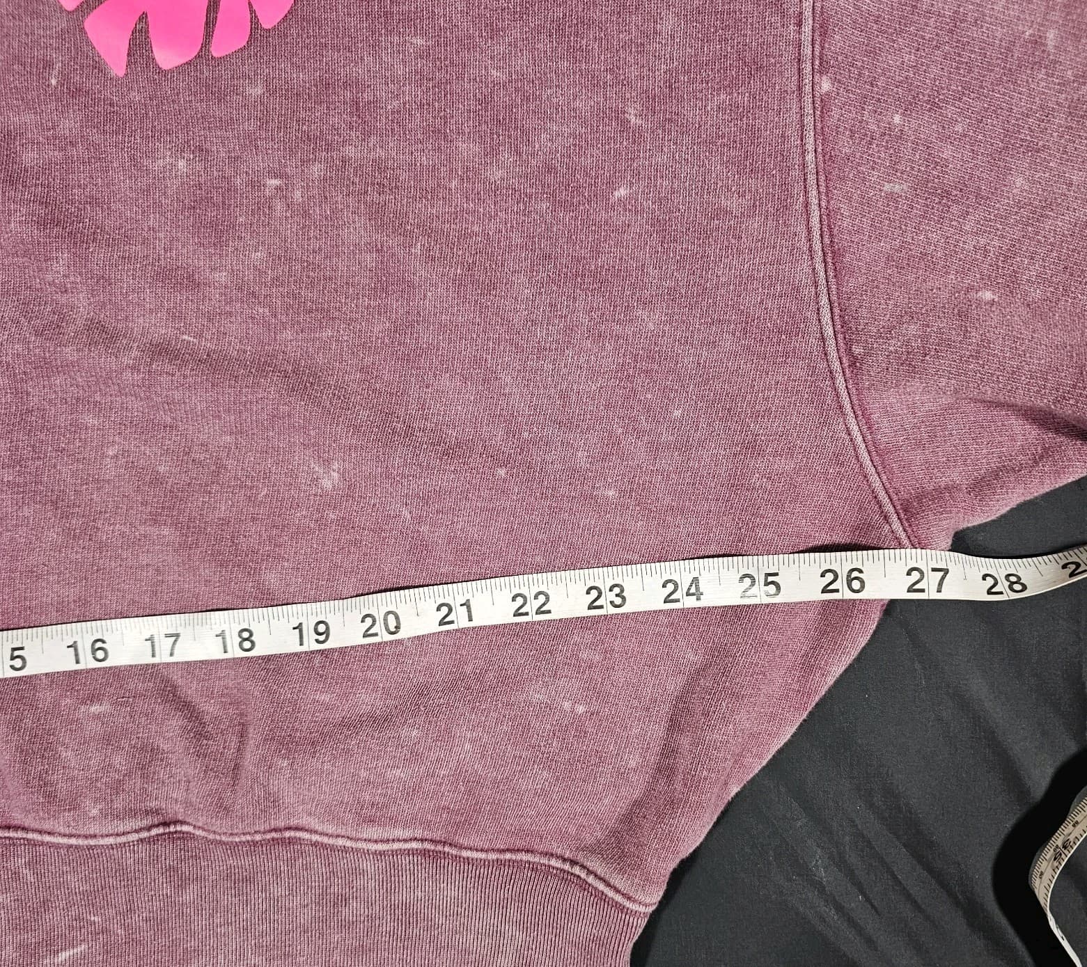 Pink Victorias Secret Size Medium Mauve Cropped Hooded Sweatshirt Cozy Comfy - Thumbnail 7