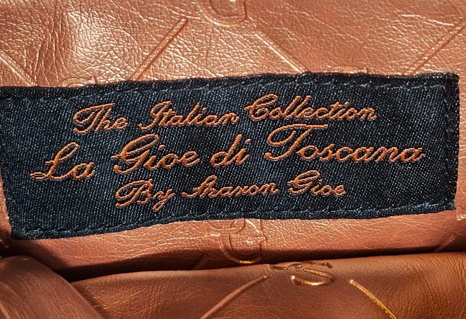 La Gioe Di Toscana By Sharon Gioe Italian Leather Purse Hand Bag Purple - Thumbnail 13