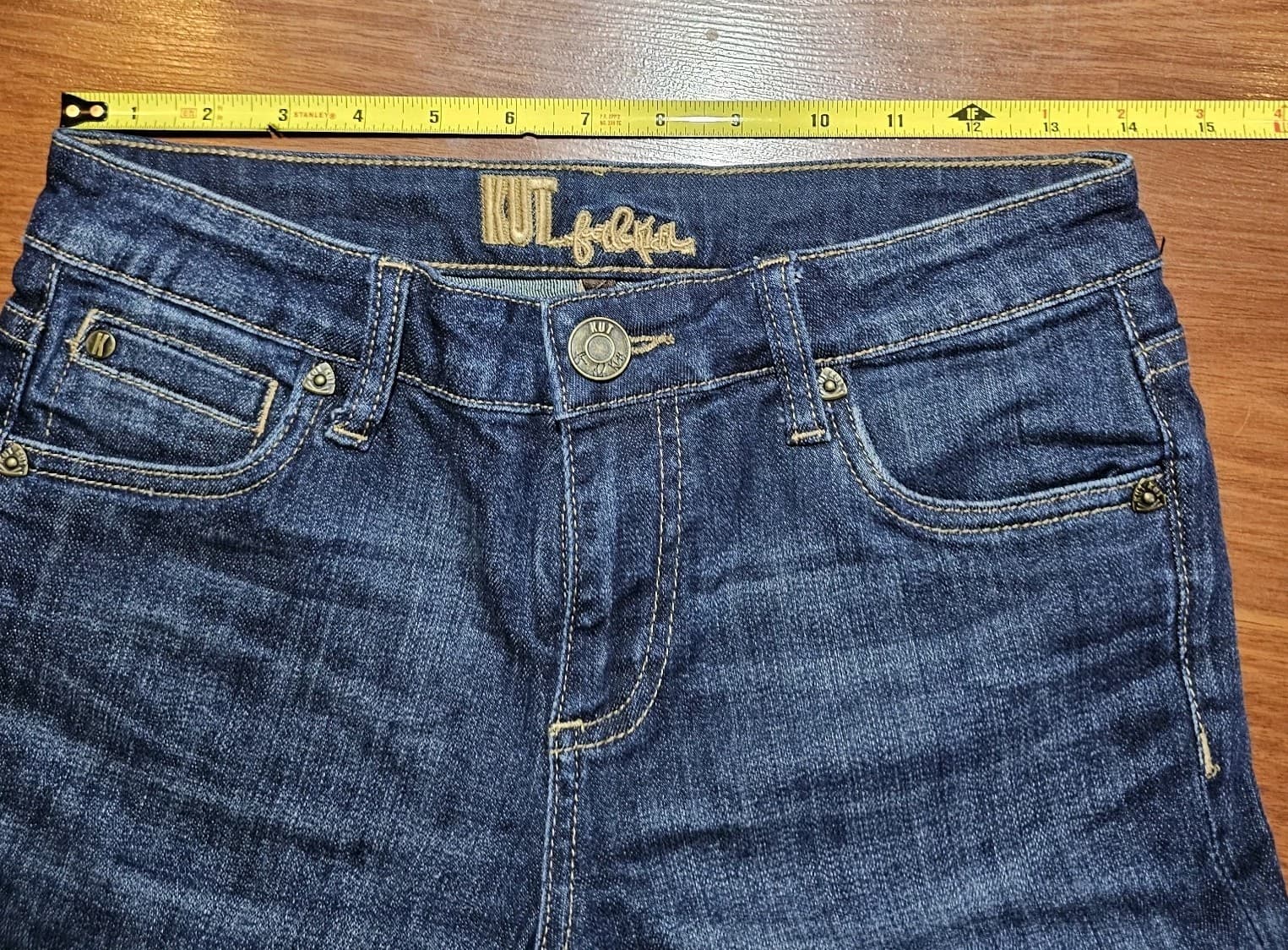 Kut From The Cloth Women's Size 2 Denim Jean Bermuda Shorts - Thumbnail 12