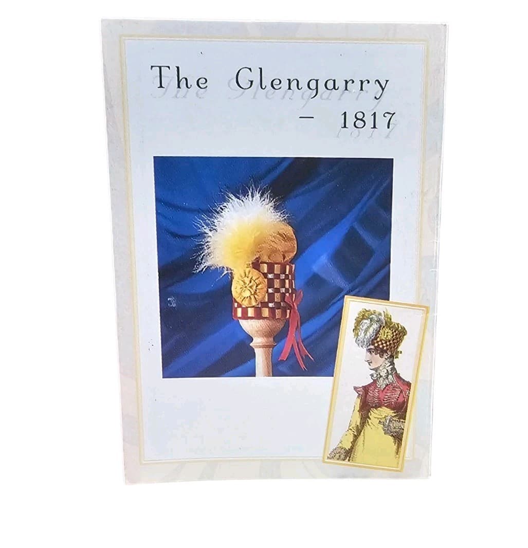 PIPKIN AND BONNET HAT, The Glengarry 1817, With 7" tall wooden hat stand And Box - Thumbnail 13