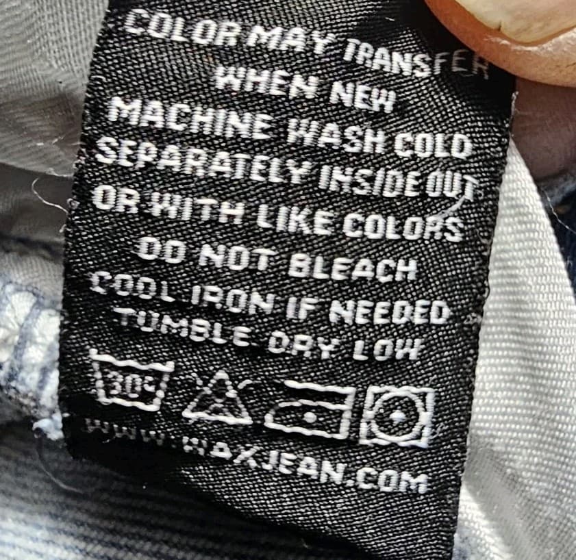 Wax Jean Junior/Woman 9/29 Blue Skinny Mid Rise Stretch Light Wash Denim Jeans - Thumbnail 8