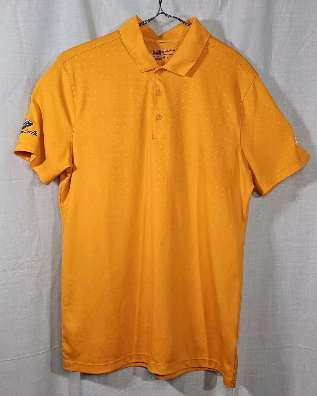 Nike Golf Dri-fit Orange Polo Mens Size Medium