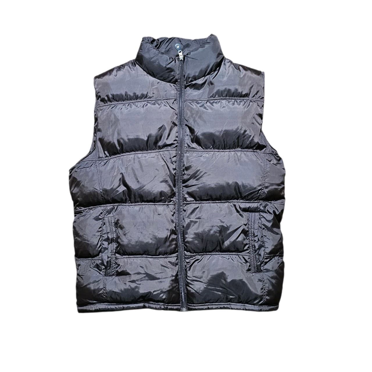 Vintage South Pole Vest Dark Brown Puffer Jacket Men’s Sz X large 90s Y2K