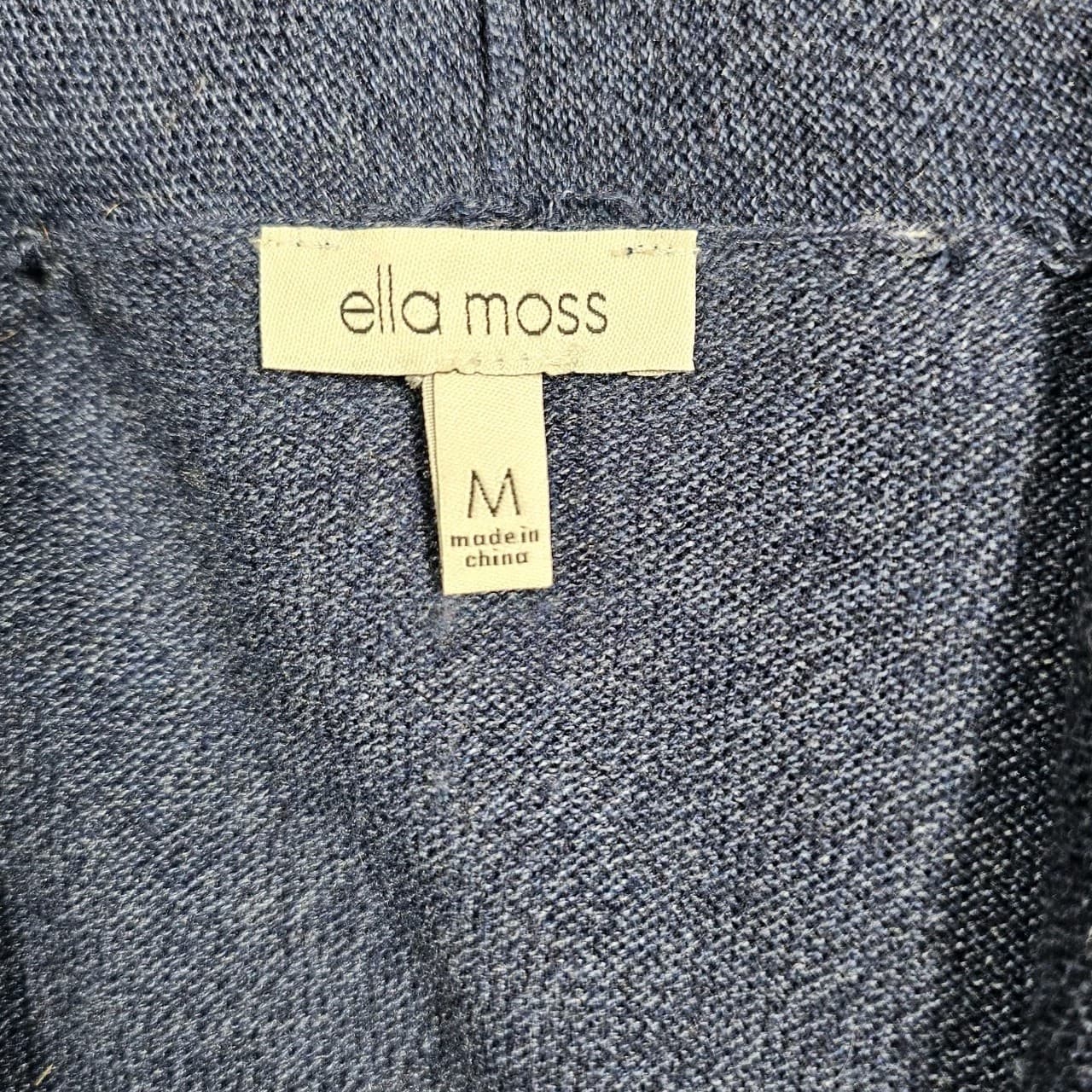 Ella Moss Women's Lightweight Open Front Cozy Cardigan - Indigo - Size M - Thumbnail 15