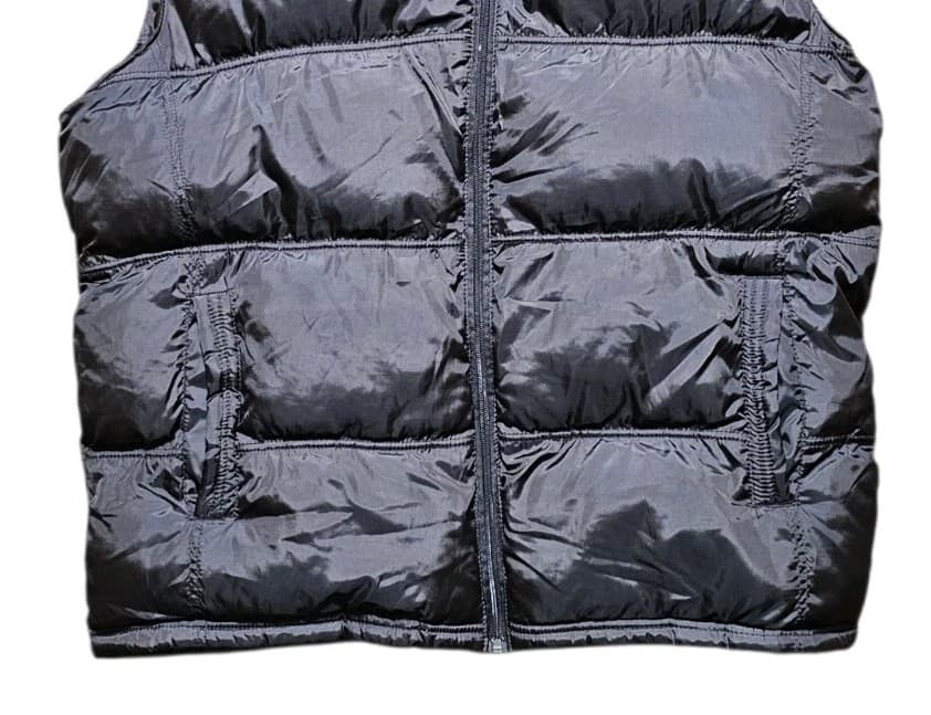 Vintage South Pole Vest Dark Brown Puffer Jacket Men’s Sz X large 90s Y2K - Thumbnail 4