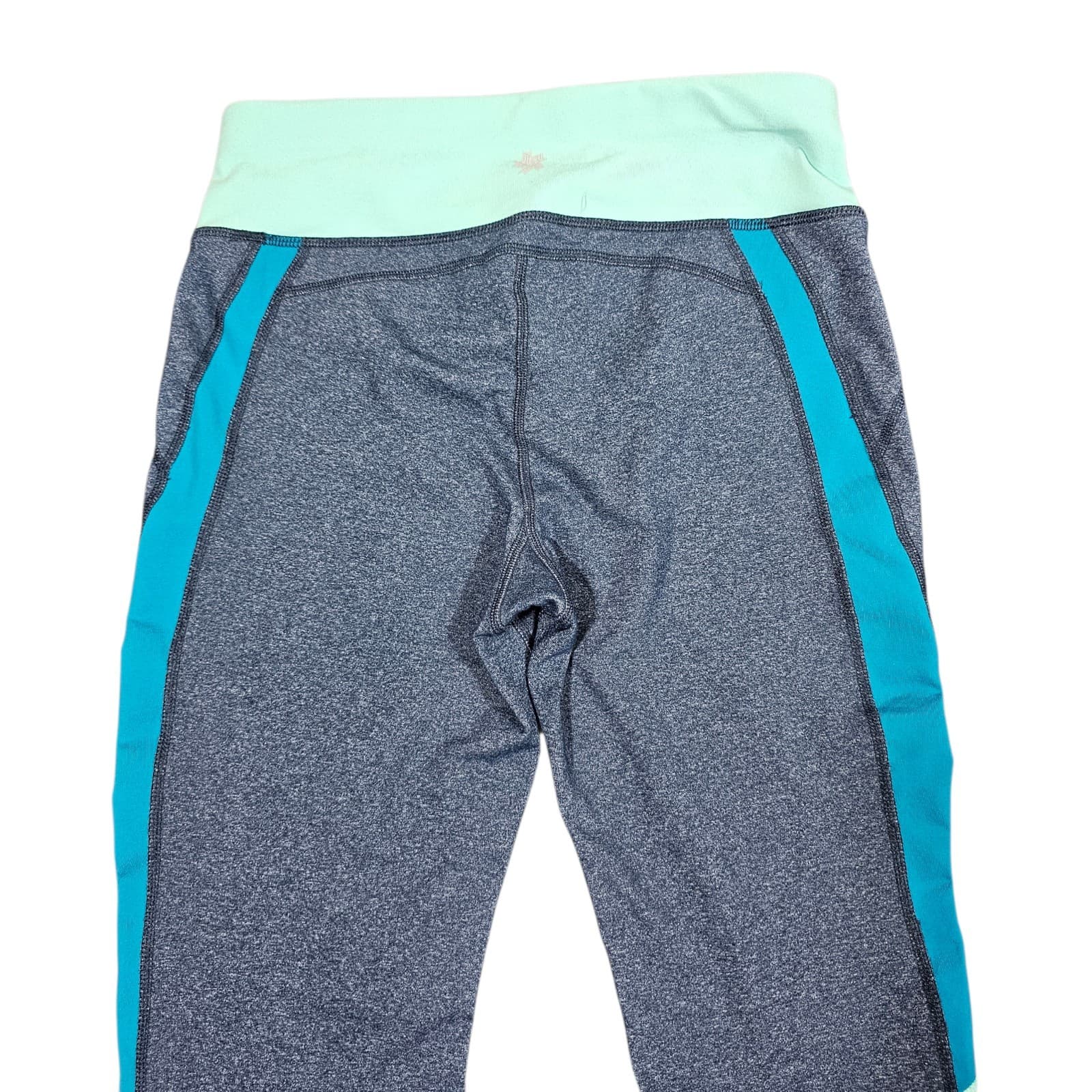 Tek Gear Shapewear Capri Workout Gear Charcoal Gray & Blue Skimmer Size Medium - Thumbnail 5