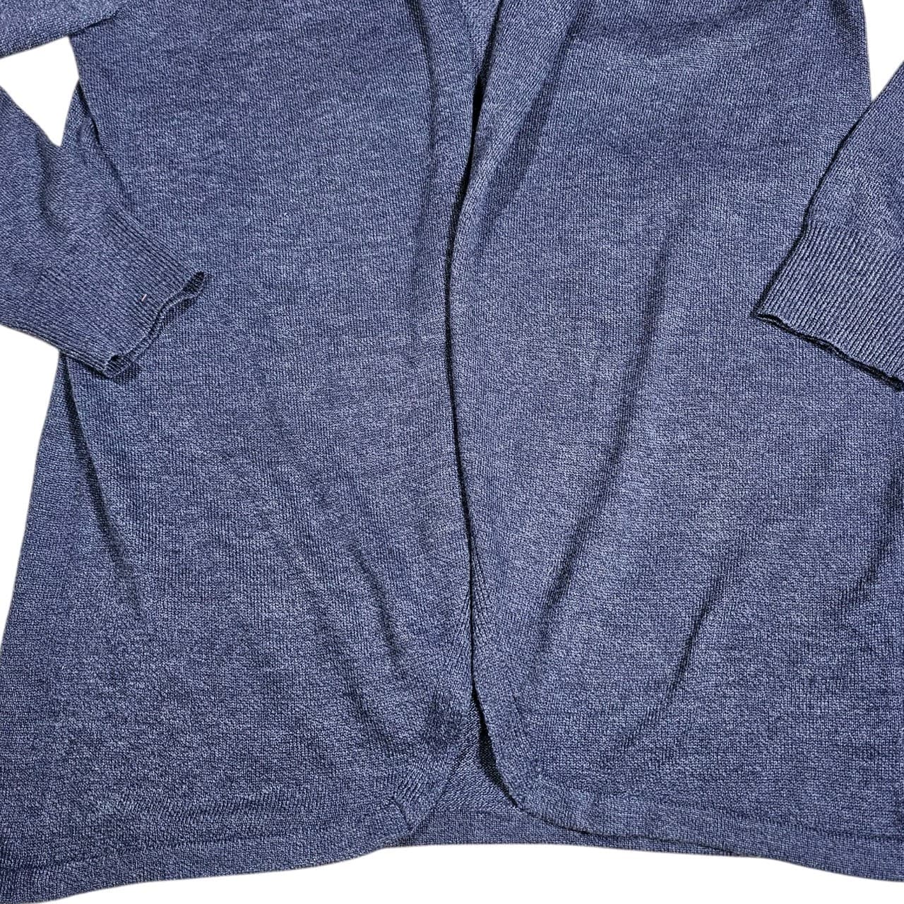 Ella Moss Women's Lightweight Open Front Cozy Cardigan - Indigo - Size M - Thumbnail 5