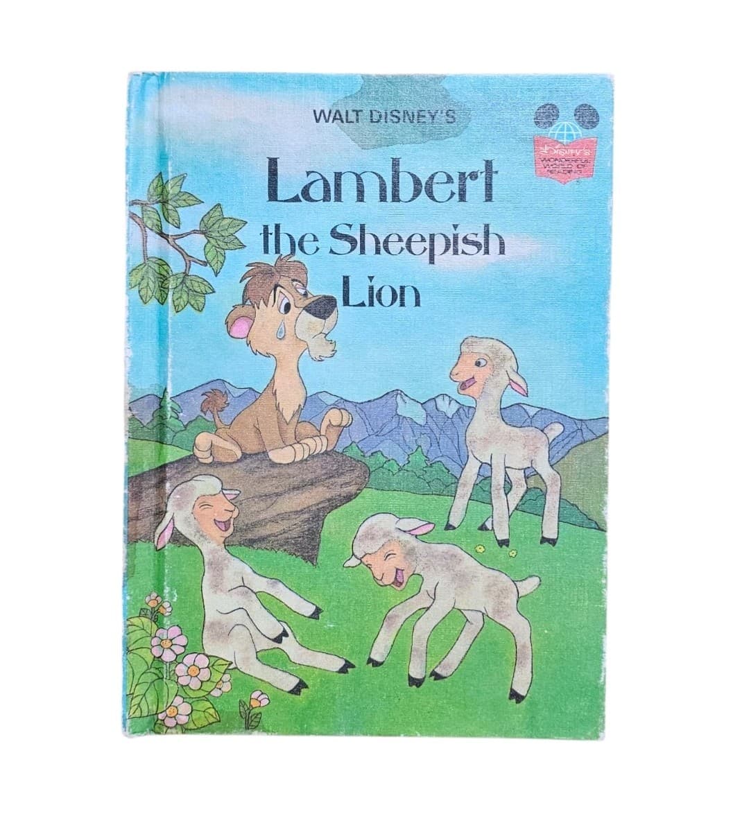 Walt Disney’s Lambert The Sheepish Lion Book First Edition 1977