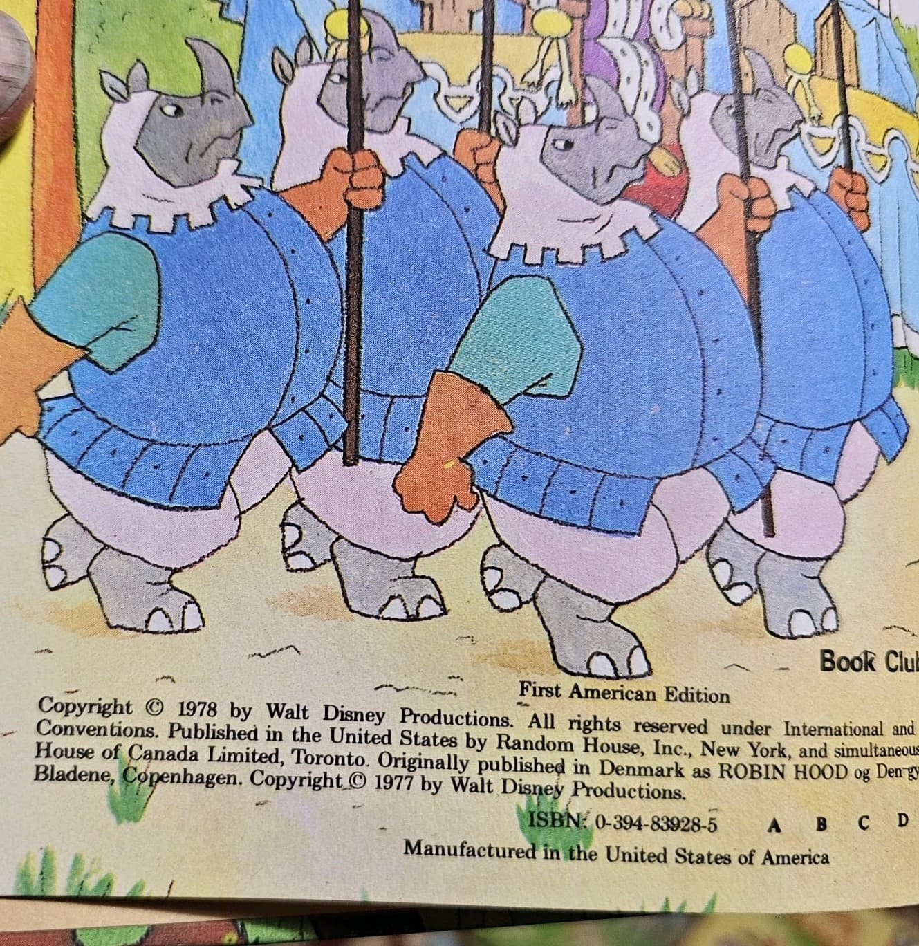 1978 Walt Disney Robin Hood and the Golden Arrow 1st American Edition - Thumbnail 3