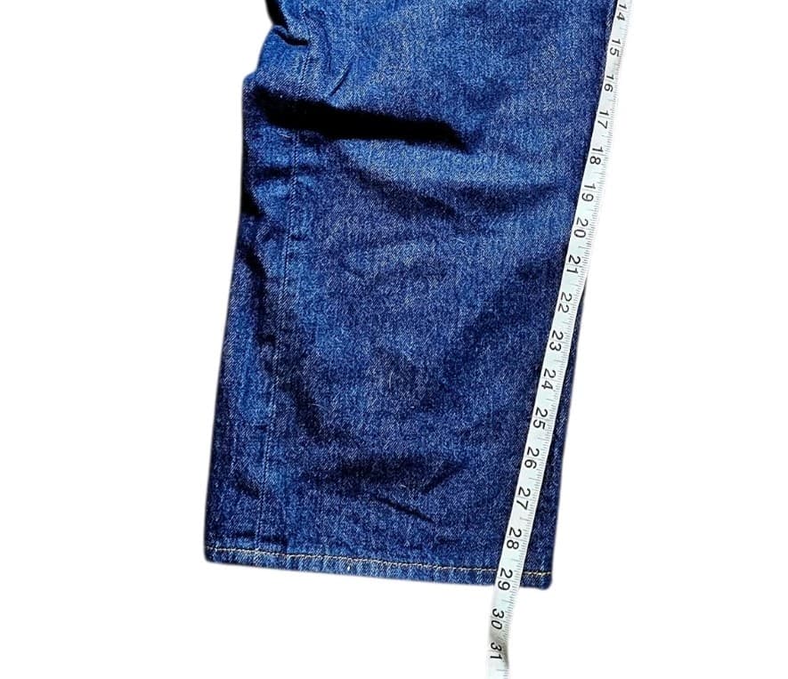 Levis 501 Jeans Mens 44x32 Straight Leg Button Fly Classic Denim Pants - Thumbnail 6