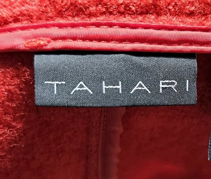 Tahari Moto Jacket Wool Blend Women’s Size S - Thumbnail 9