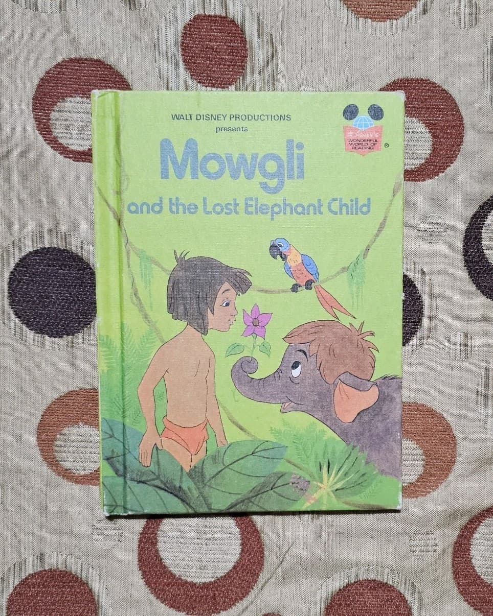 Mowgli And The Lost Elephant Child Walt Disney Book 1st Edition (1978)