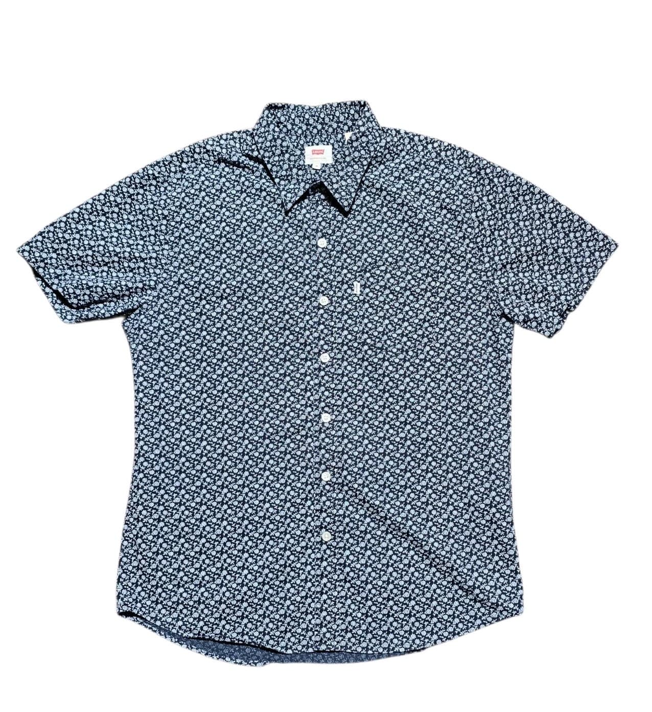 Levi's Men's Short Sleeve Floral Print Button-Down Shirt Size Medium
