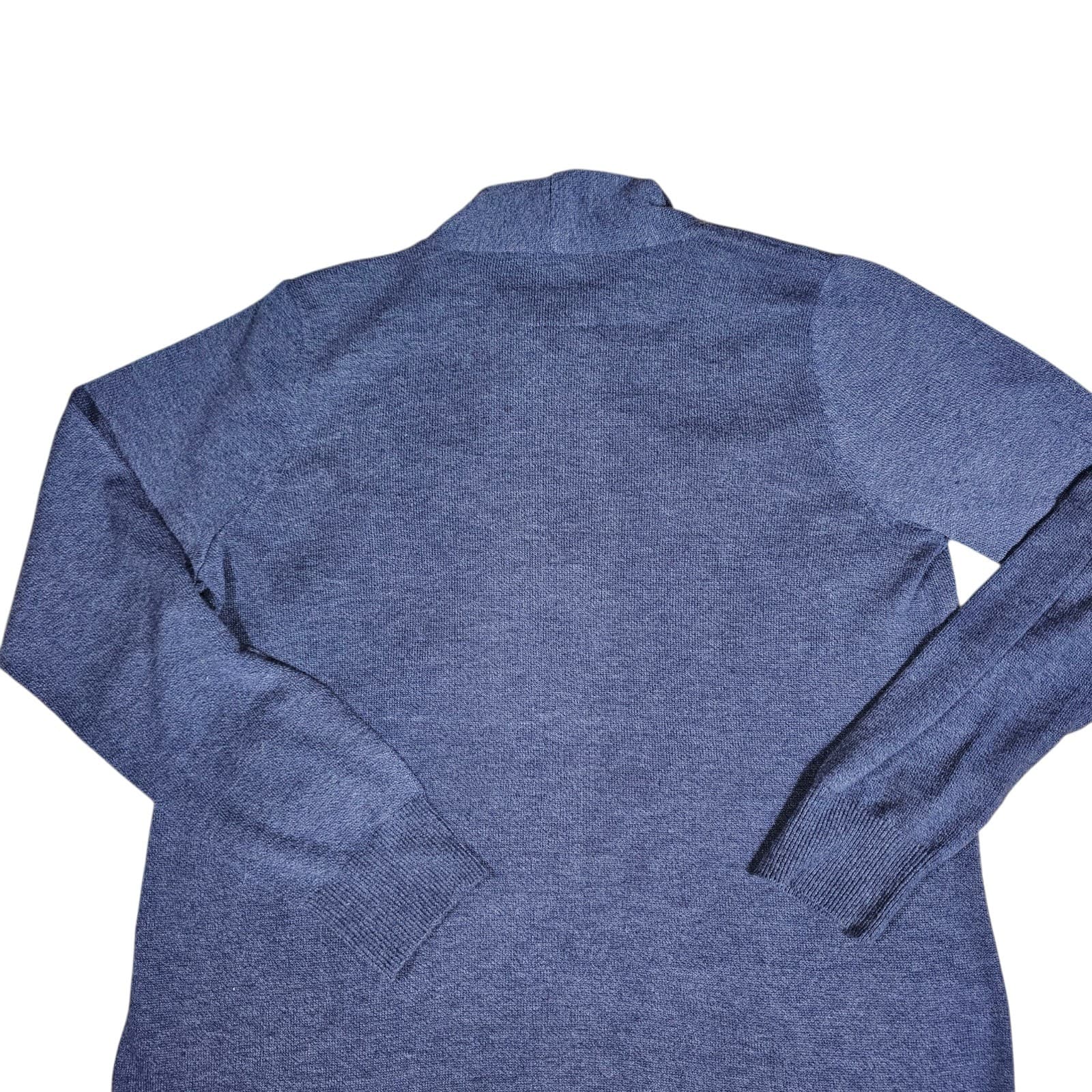 Ella Moss Women's Lightweight Open Front Cozy Cardigan - Indigo - Size M - Thumbnail 13