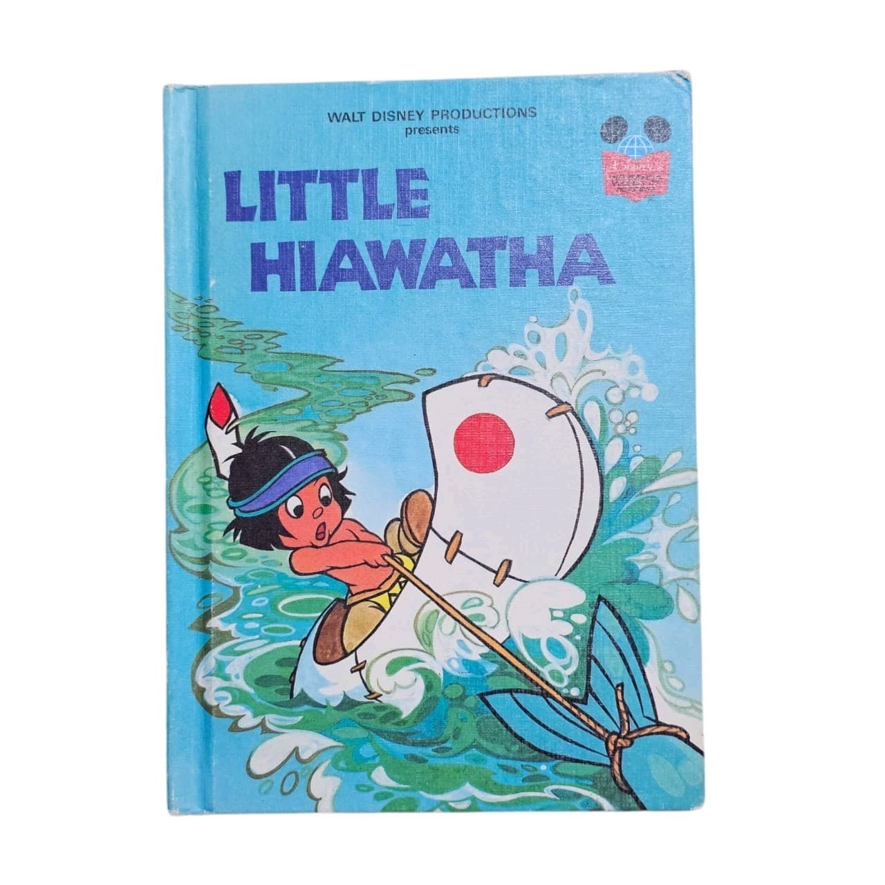 Vintage 1978 Walt Disney's Little Hiawatha Hardcover Book First Edition