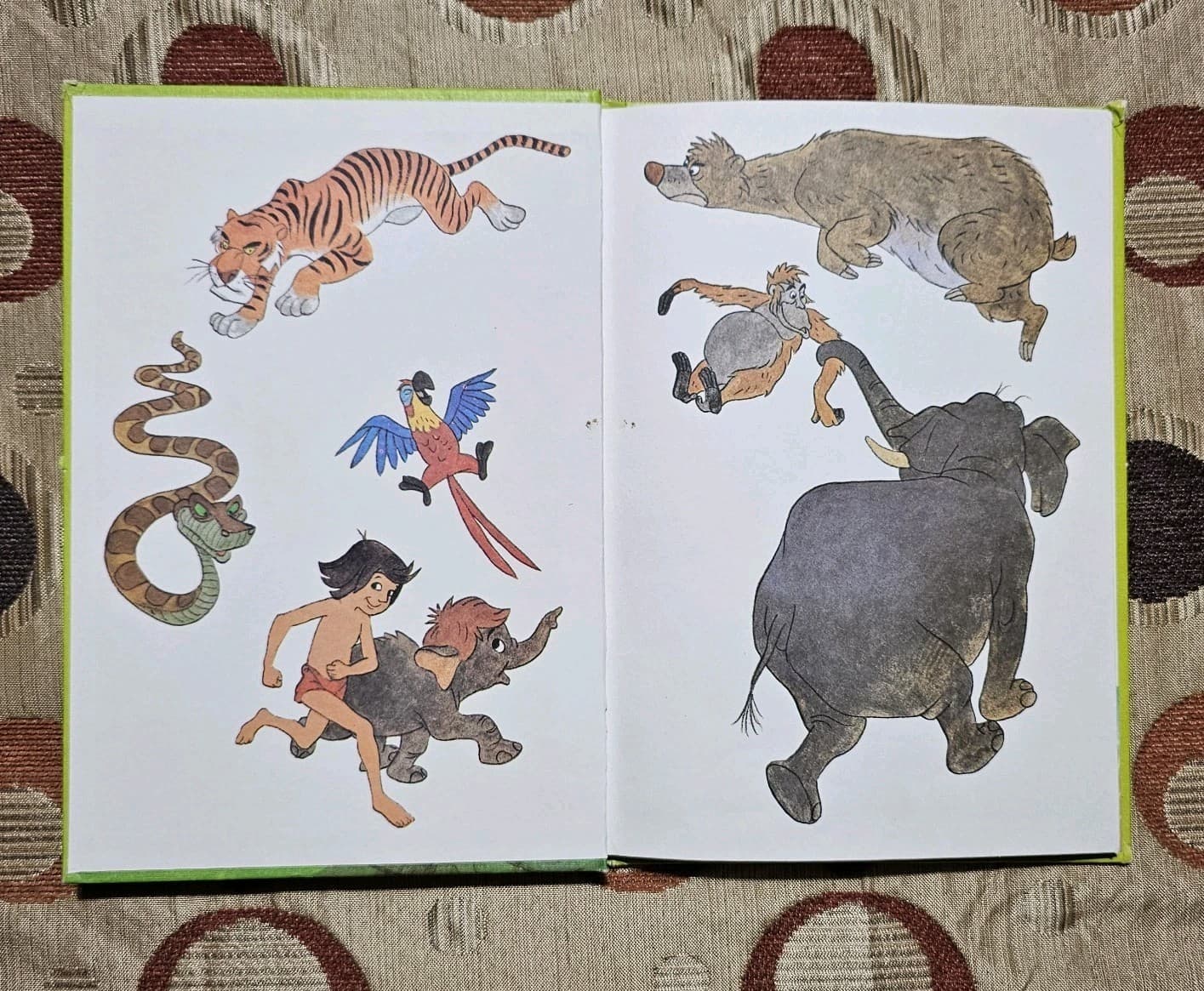 Mowgli And The Lost Elephant Child Walt Disney Book 1st Edition (1978) - Thumbnail 2