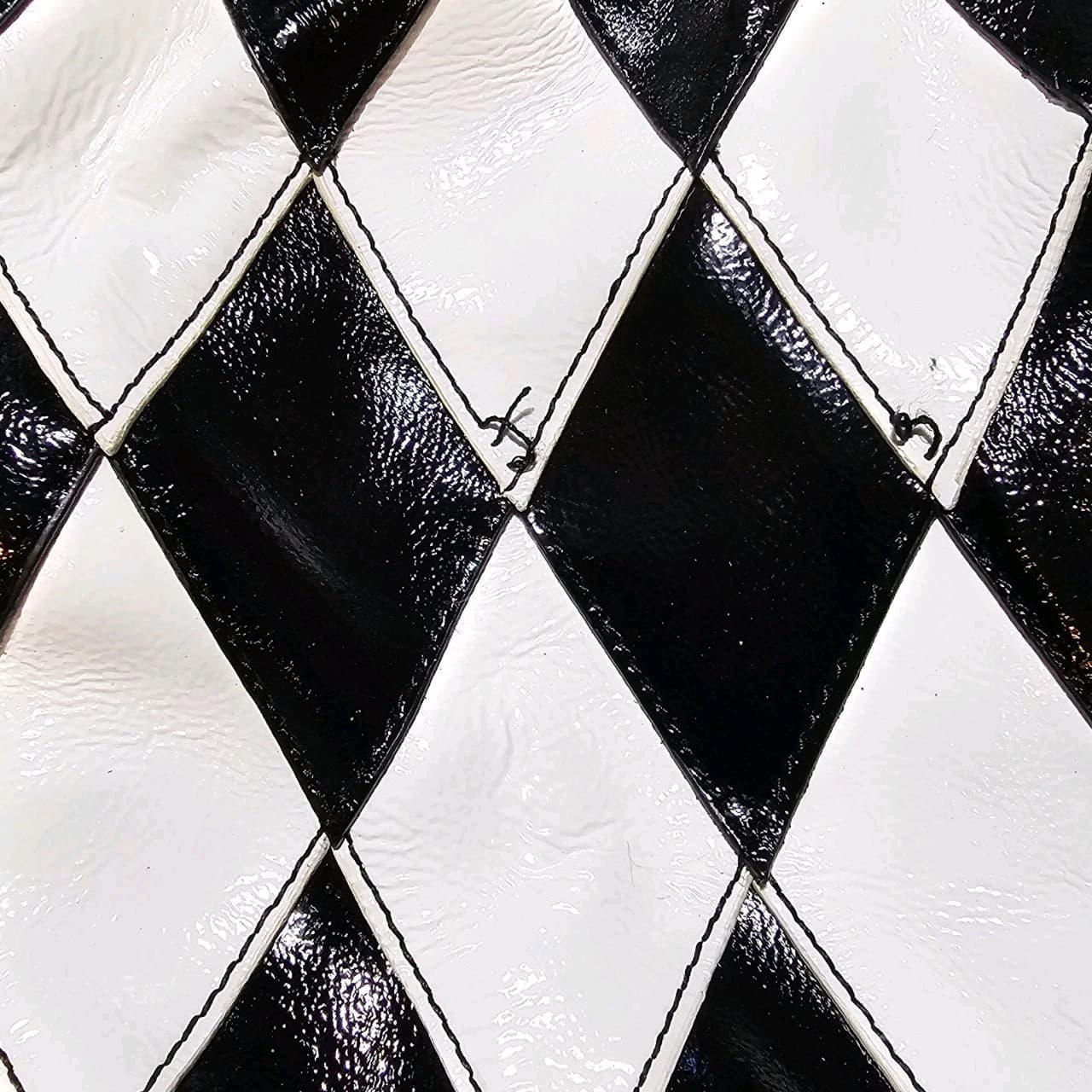 La Gioe Di Toscana By Sharon Gioe Black And White Handbag Purse - Thumbnail 15