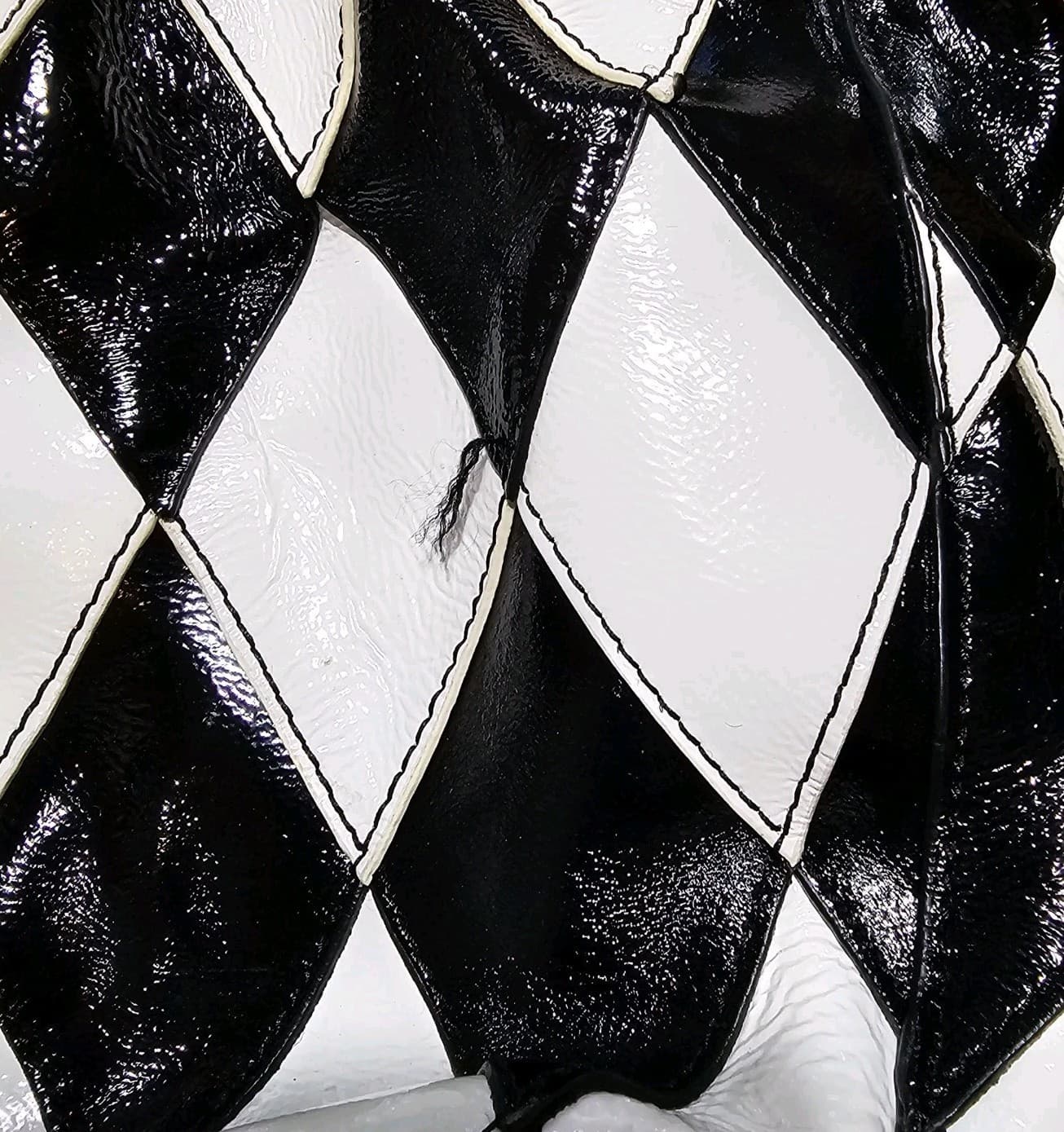La Gioe Di Toscana By Sharon Gioe Black And White Handbag Purse - Thumbnail 16