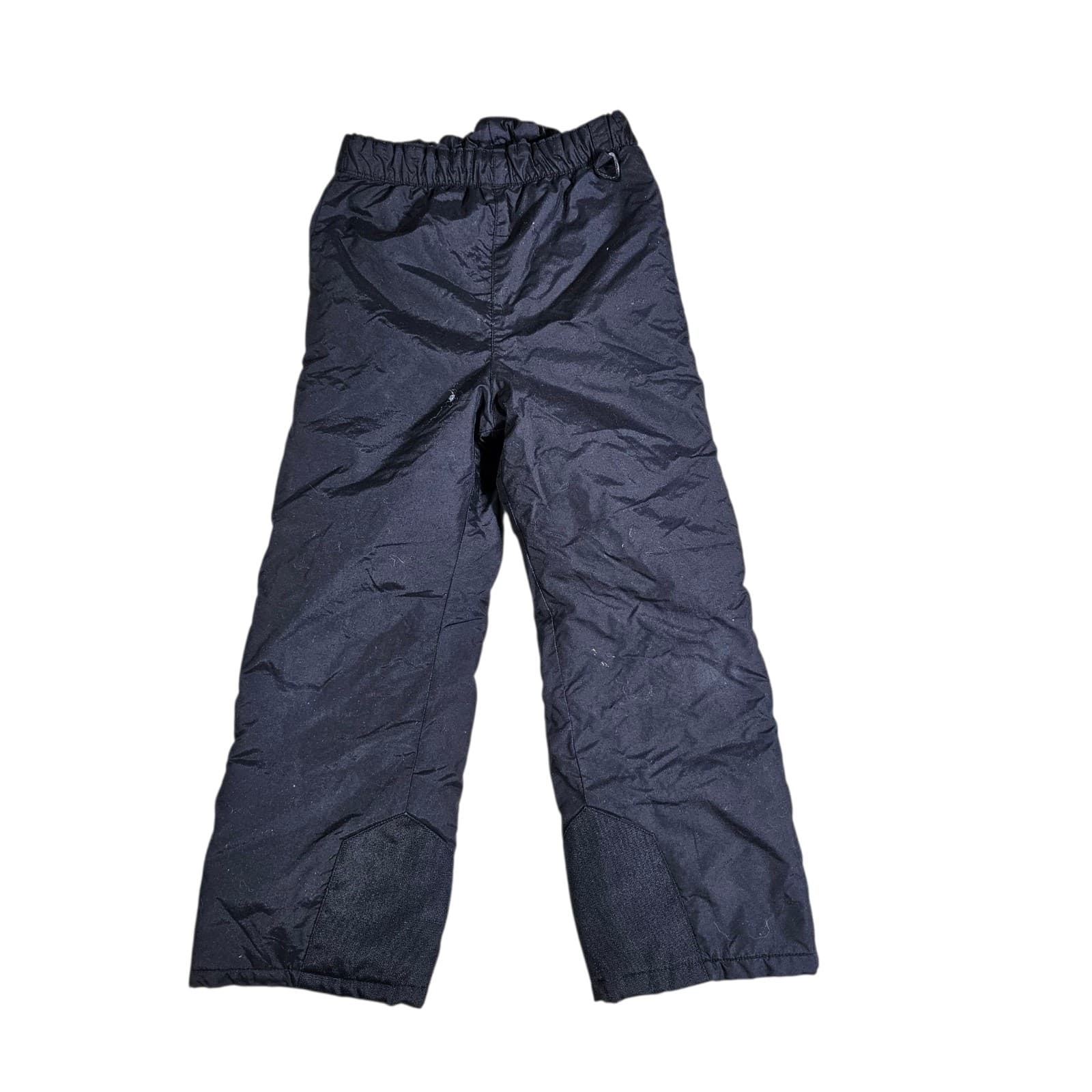 Vintage Columbia Snow Pants Kids 6/7 Black Pocket Thick Snow Sports - Thumbnail 3