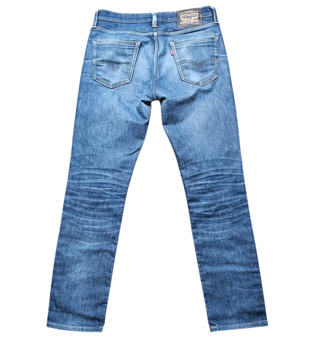 Levis 511 Slim Fit Blue Jeans 33x32 Black Patch - Thumbnail 11