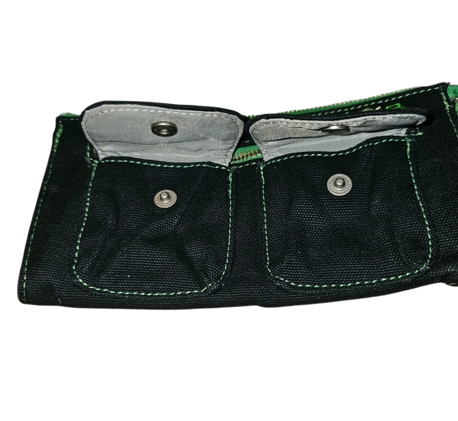 Vintage Dakine Black And Green Wristlet Utility Pouch - Thumbnail 5