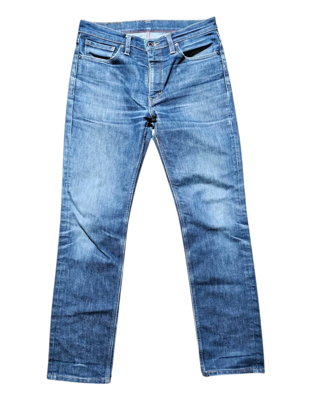Levis 511 Slim Fit Blue Jeans 33x32 Black Patch - Thumbnail 6