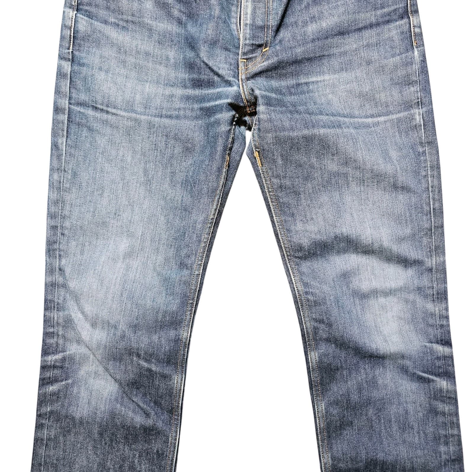Levis 511 Slim Fit Blue Jeans 33x32 Black Patch - Thumbnail 8