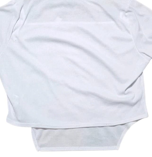 boohoo womens Ripped Cropped Long Sleeve Top (Nwt) Size 18 - Thumbnail 9