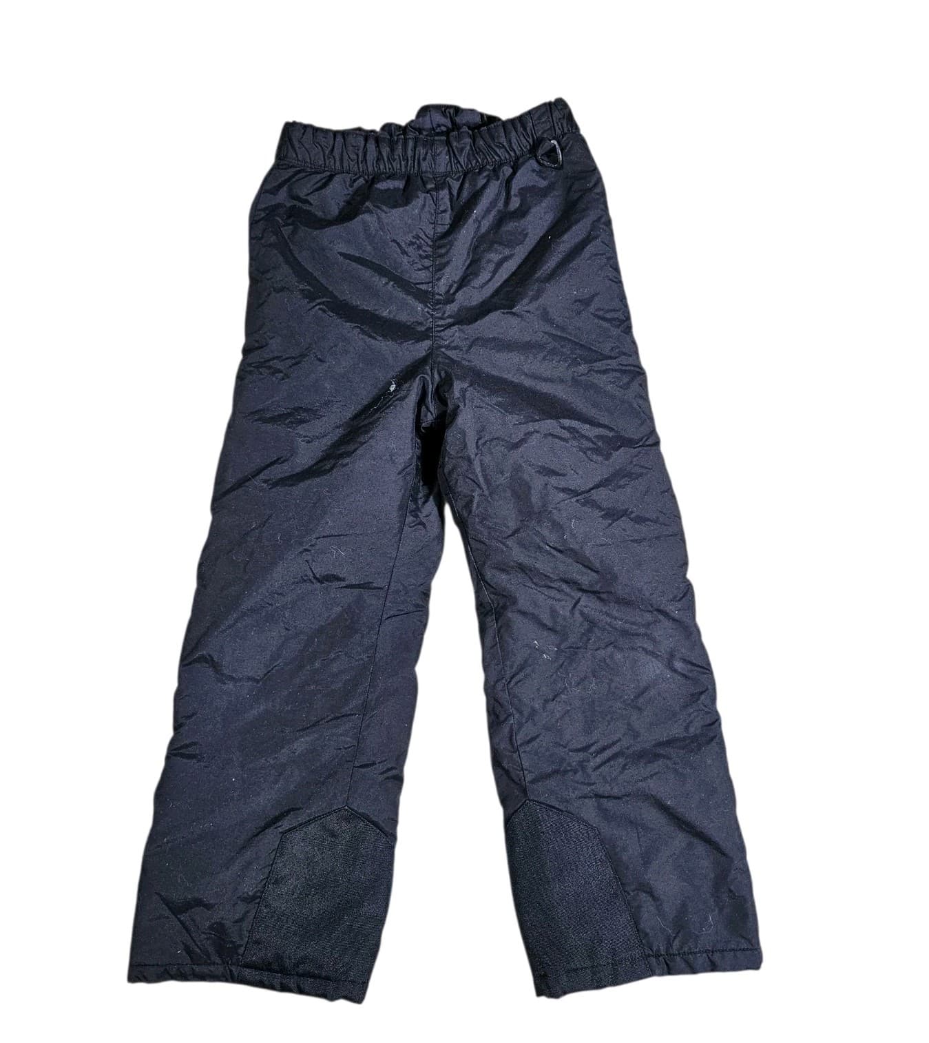 Vintage Columbia Snow Pants Kids 6/7 Black Pocket Thick Snow Sports - Thumbnail 2