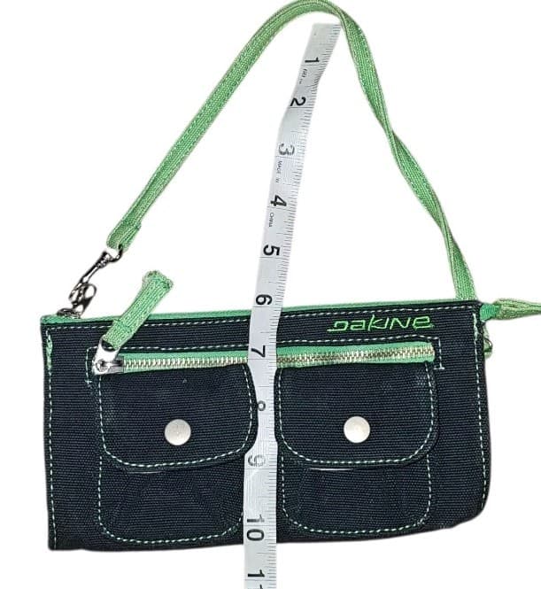 Vintage Dakine Black And Green Wristlet Utility Pouch - Thumbnail 8