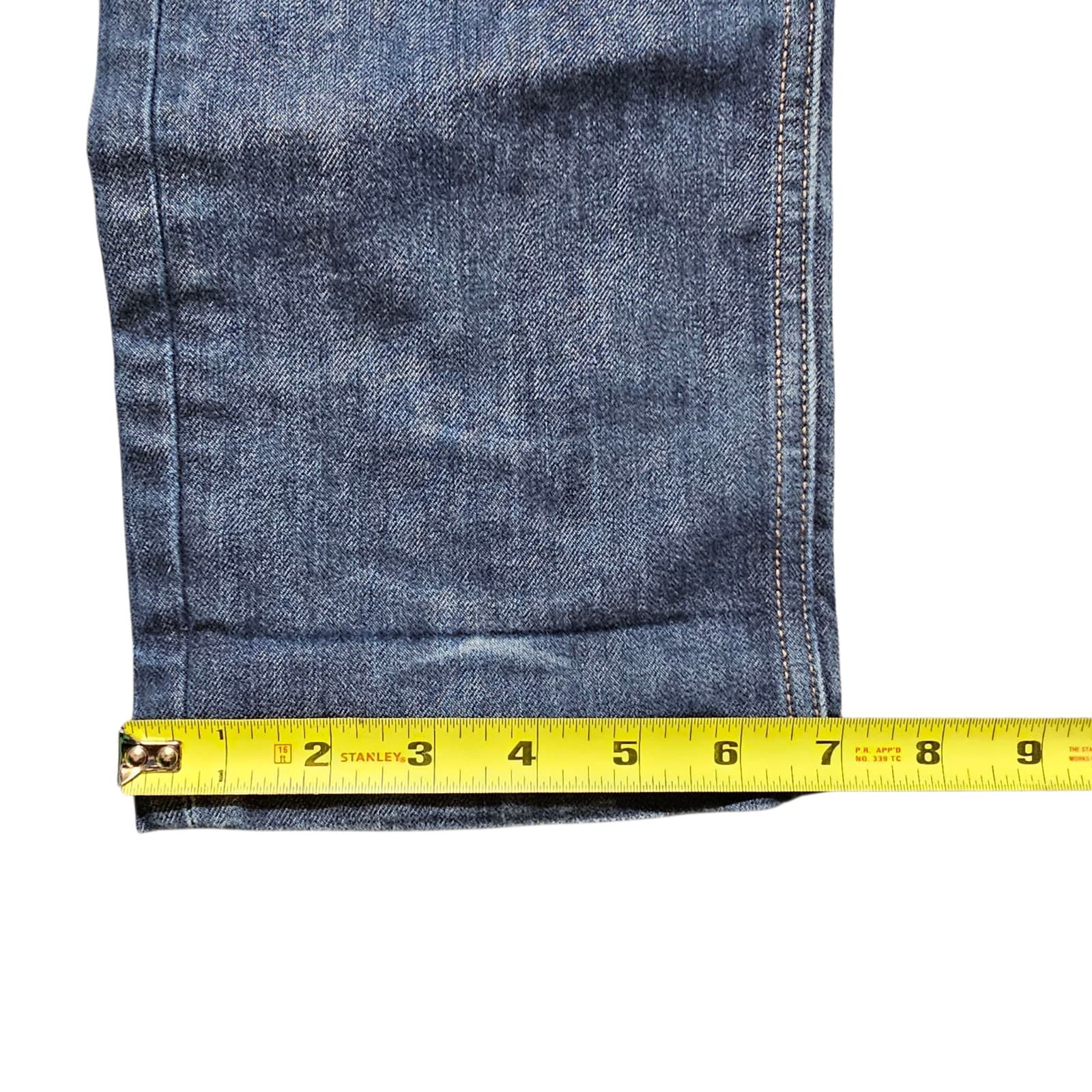Levis 511 Slim Fit Blue Jeans 33x32 Black Patch - Thumbnail 20