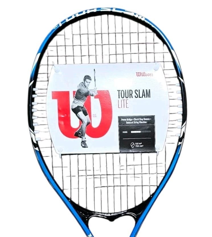 Wilson Tour Slam Lite Tennis Racket Size 112in/723cm 4 3/8 Grip. New W/ Tags