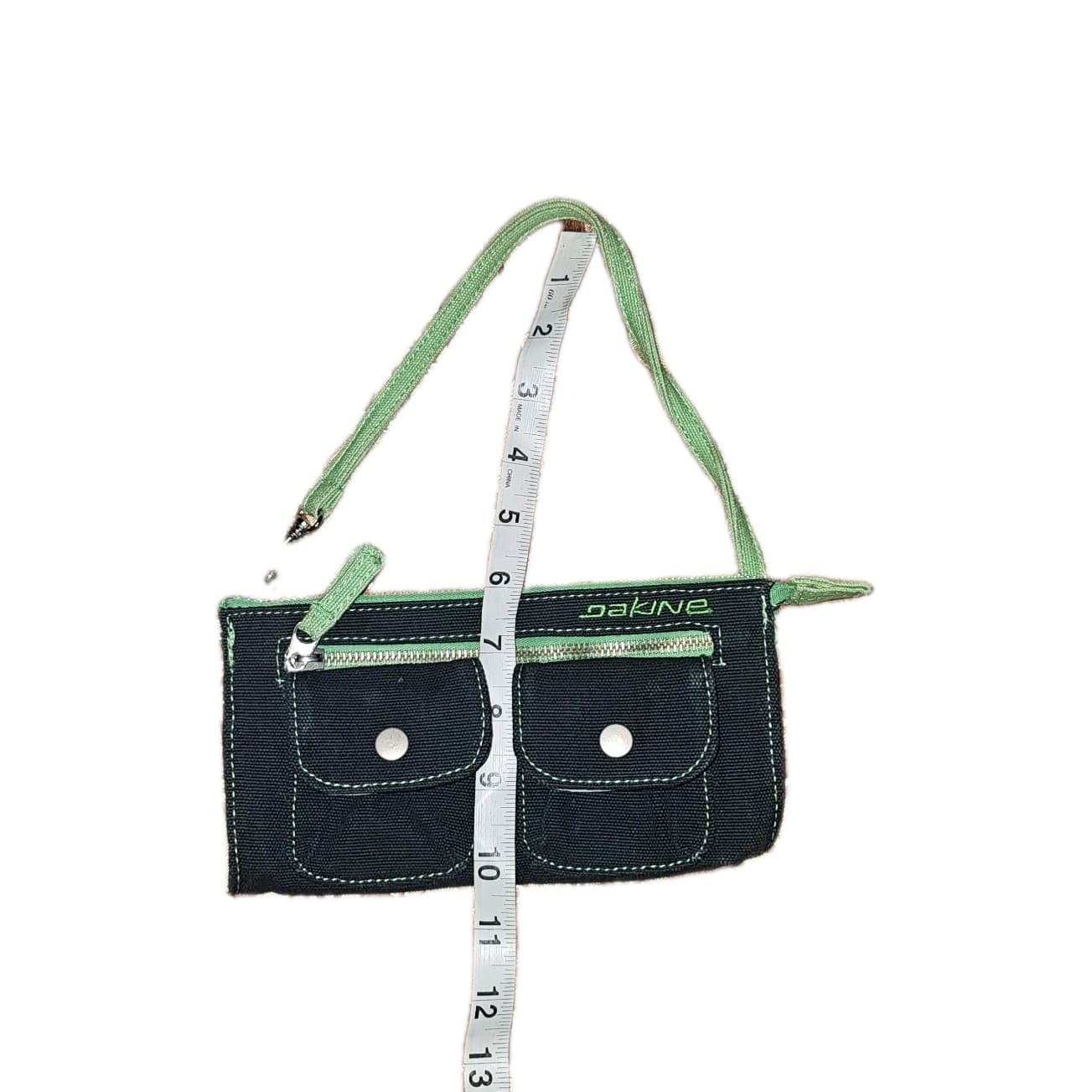 Vintage Dakine Black And Green Wristlet Utility Pouch - Thumbnail 10