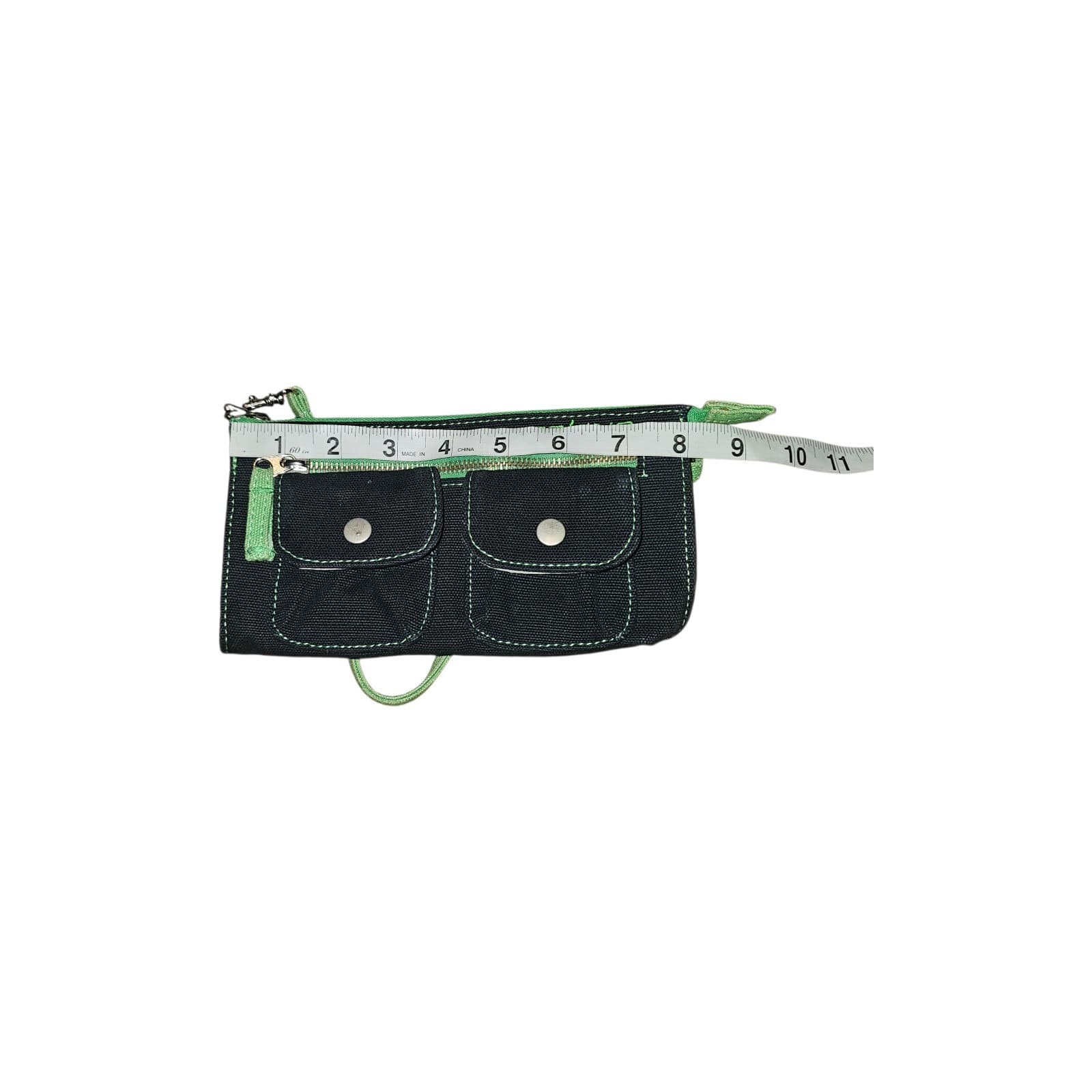 Vintage Dakine Black And Green Wristlet Utility Pouch - Thumbnail 9
