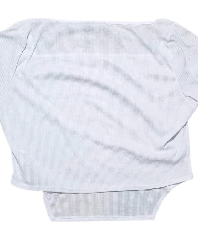 boohoo womens Ripped Cropped Long Sleeve Top (Nwt) Size 18 - Thumbnail 8