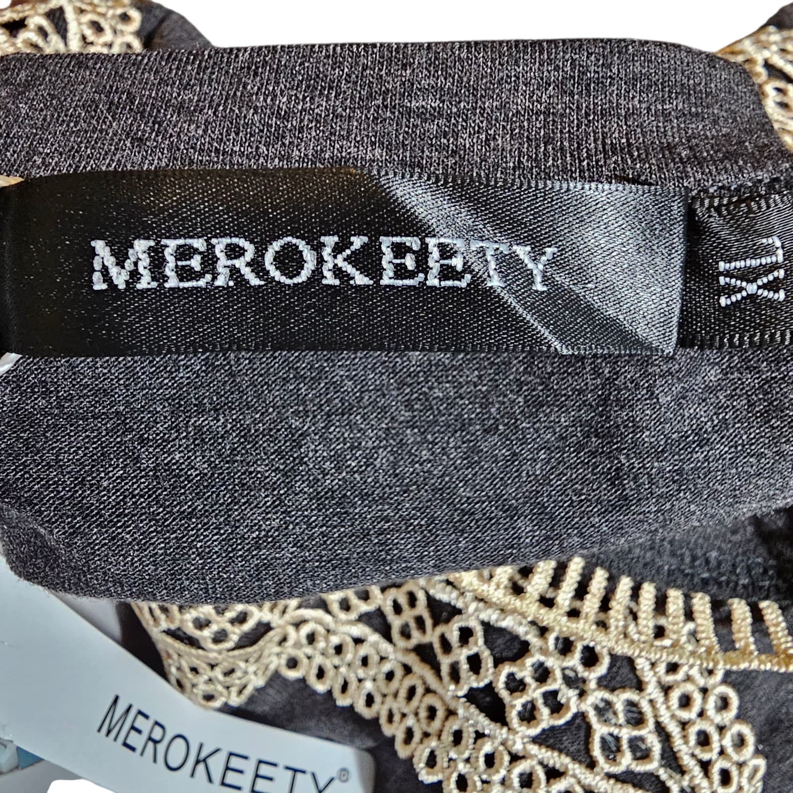 Merokeety Womans Casual Sleeveless Lace Trim Vneck - Thumbnail 14