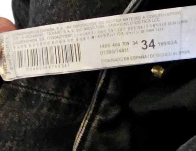Stradivarius Mom Slim Skinny Jeans Womens Size2 Black Denim Mid Rise 5 Pockets - Thumbnail 13