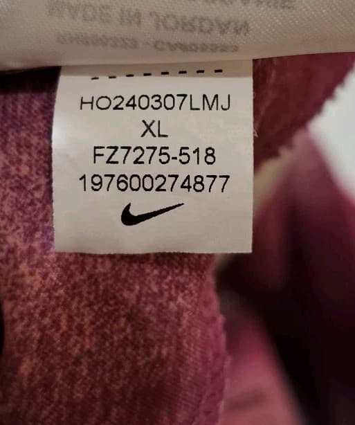Nike One Women's Size Xl High Waisted 7/8 Printed Leggings active dri fit - Thumbnail 10
