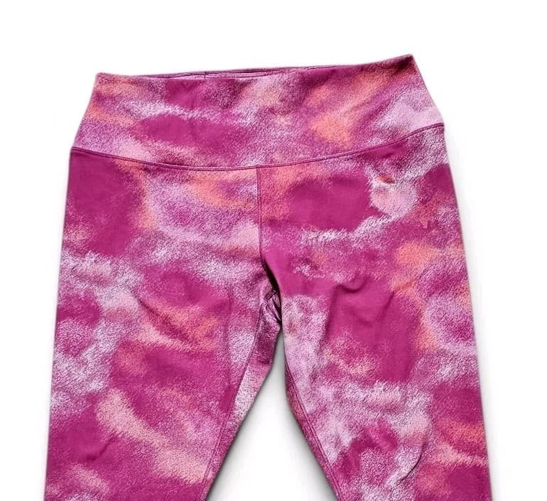 Nike One Women's Size Xl High Waisted 7/8 Printed Leggings active dri fit - Thumbnail 2