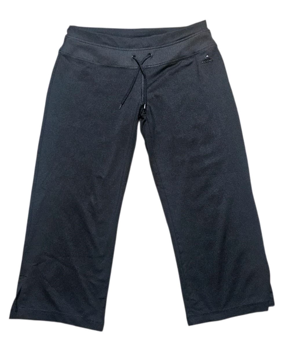 Adidas Climate Lite Cropped Athletic Yoga Pants Womans Size Med - Thumbnail 2